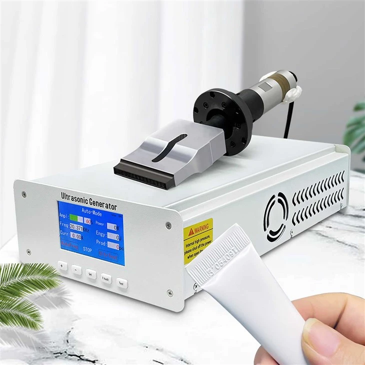 Ultrasonic Plastic Tube End Sealer Machine